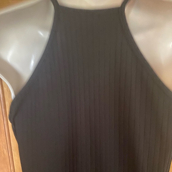 High neck tank top style dress, ribbed look, super stretchy, Sz. Xl, NWOT - Picture 4 of 5